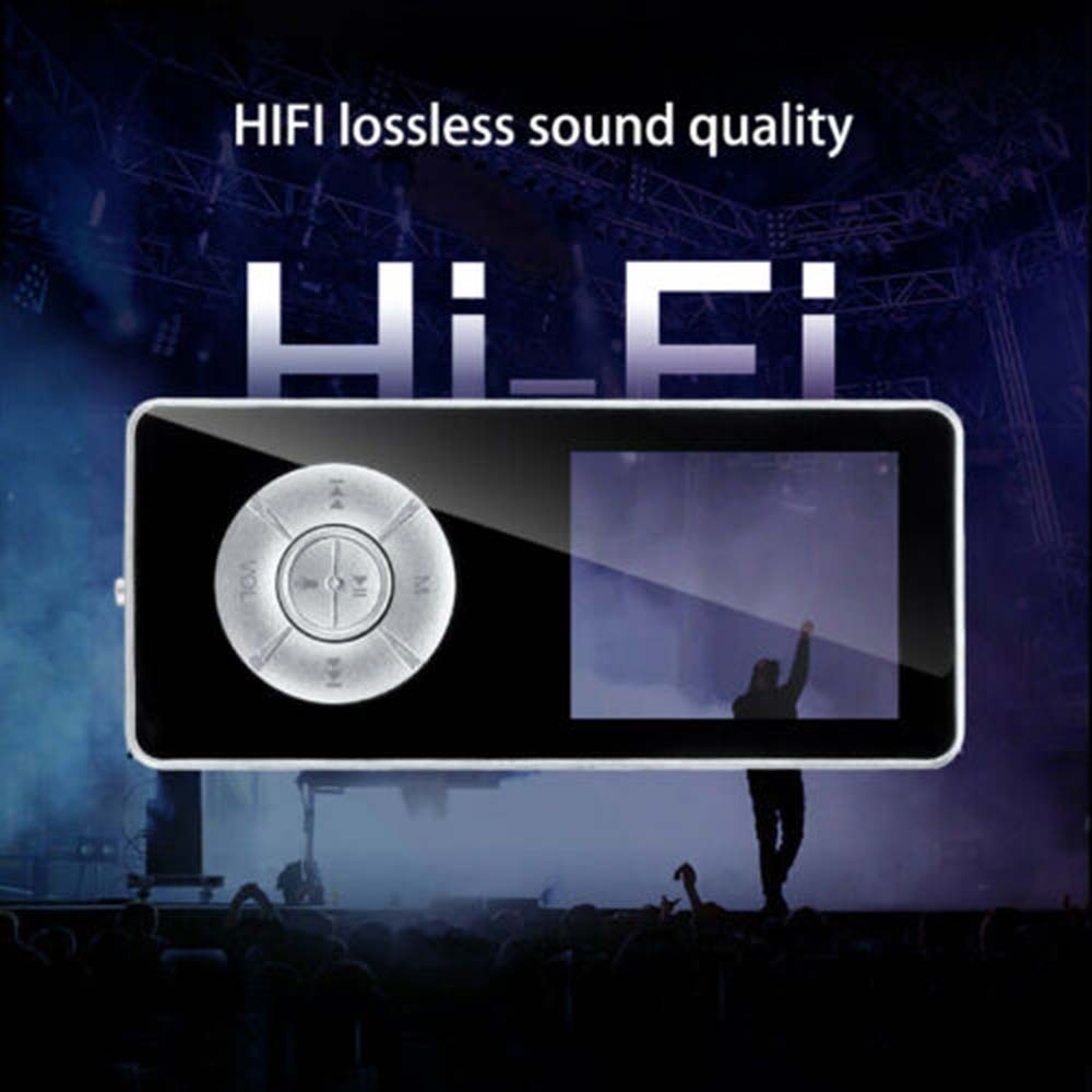 Bluetooth card MP3 Player Portable Audio Music Video Player with Built-in Speaker Recorder E-Book. 