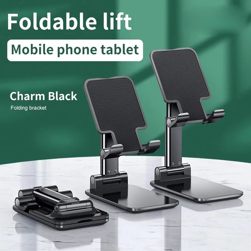 Mobile Phone Holder Stand Foldable Desktop Lazy Bedside Bracket Support. 