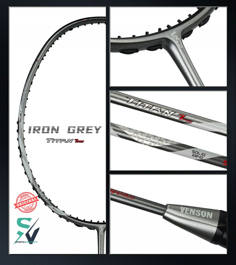VS Original Titan 5 / Titan 7 / Titan 7 Pro / Titan 8 / Titan 9 Badminton Racket – Lightweight, Durable, High-Performance. 