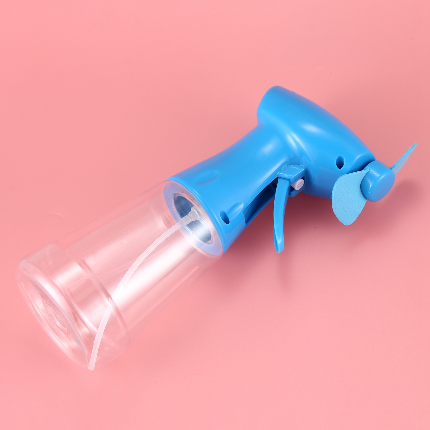 （NEW）Fan with  Spray Misting Fan Handheld   Misting Fan with Mist As   Operated Fan  Bottle Sprayer 300Ml. 