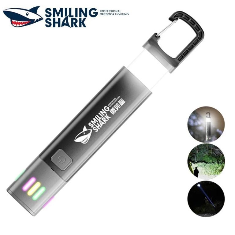 Smiling Shark SD1018 LED Torch Light 12000mAh Battery