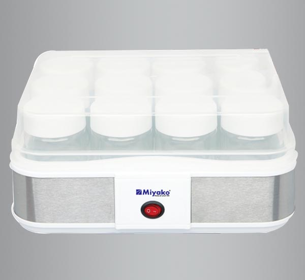 Miyako XJ11101 Electric Doi Maker Automatic Yogurt Maker with 12 Glass