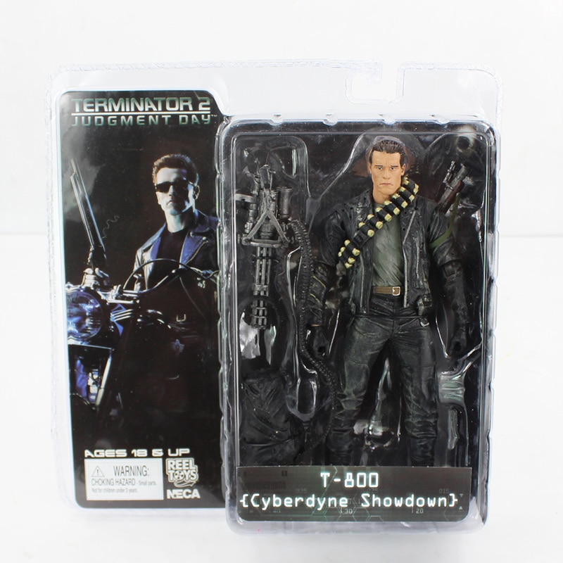 NECA The Terminator T-800 T-1000 Endoskeleton PVC Action Figure  Model Toy. 