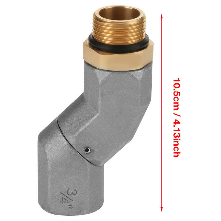 Fuel Hose Universal Joint 3/4 Inch 360 Degree Rotation BSPP Mount. 