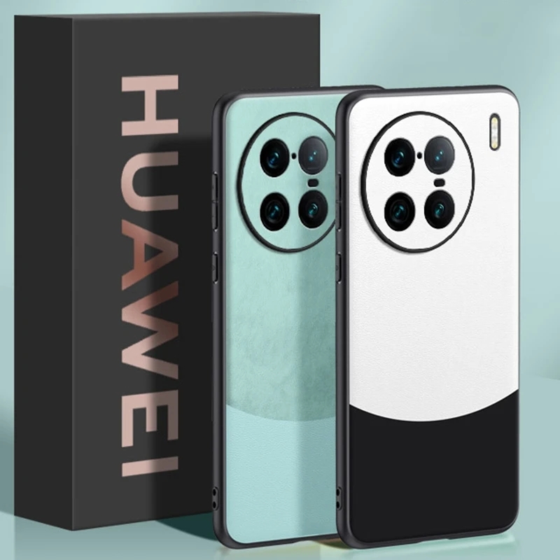 New Phone Case For VIVO X90 Pro Plus Cover 360 Degrees Protection Leather Soft Border Anti-fingerprint Color Blocking Design For VIVO X90 Pro+ Case. 
