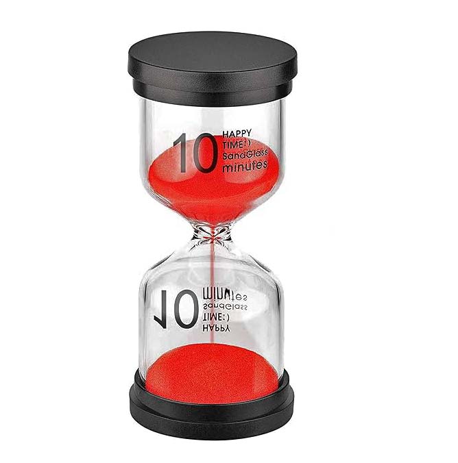 10 minuets stand timer sant watch Hourglass Sand Timers Color 10 Minutes Sandglass Timer for Games Classroom Home Office