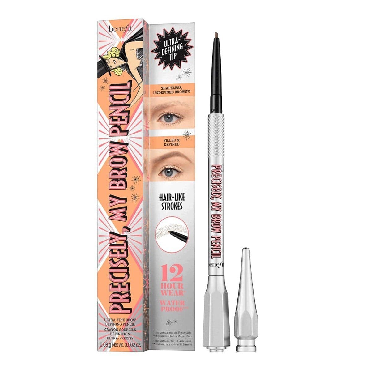 Benefit Cosmetics - Precisely, My Brow Pencil 4 - Warm Deep Brown