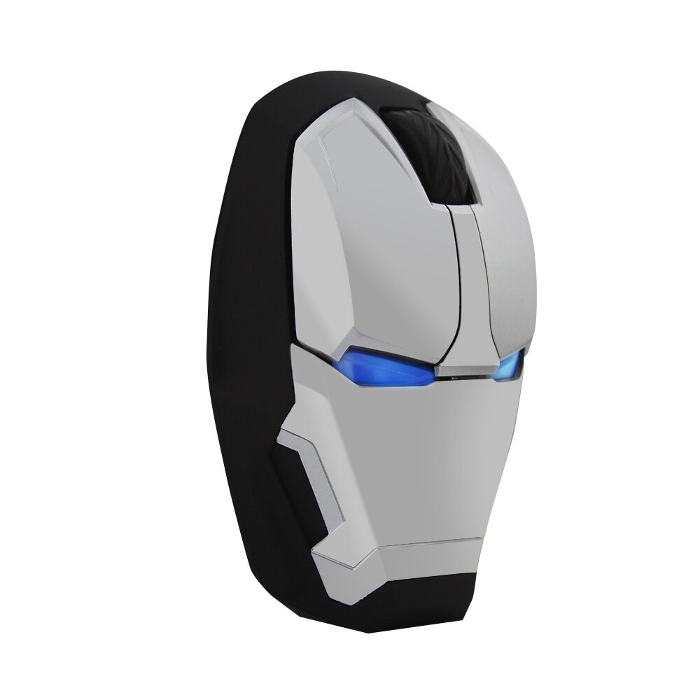 Iron Man Wireless Gaming Mouse 2.4Ghz Ergonomic Optical 6 Buttons Computer Mice 1600 DPI Mouse Good Gift For PC Laptop Desktop. 