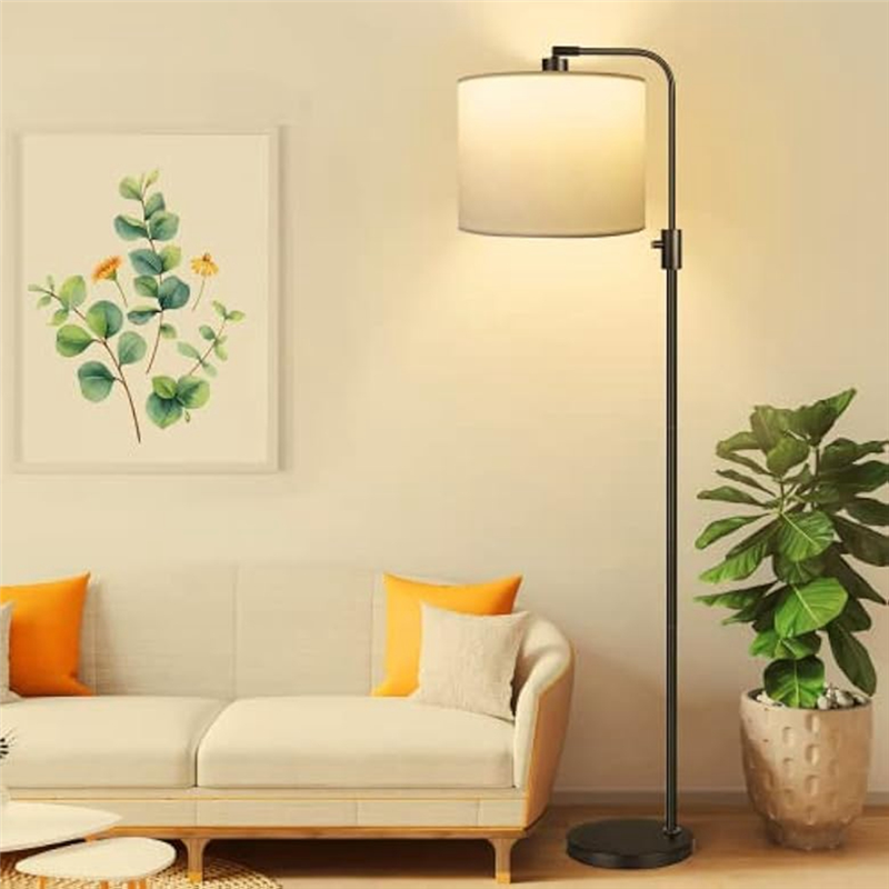 2 Piece Lamp Shades, Drum Lampshade White Replacement Fabric Lamp Shade for Table Lamp Floor Lamps. 