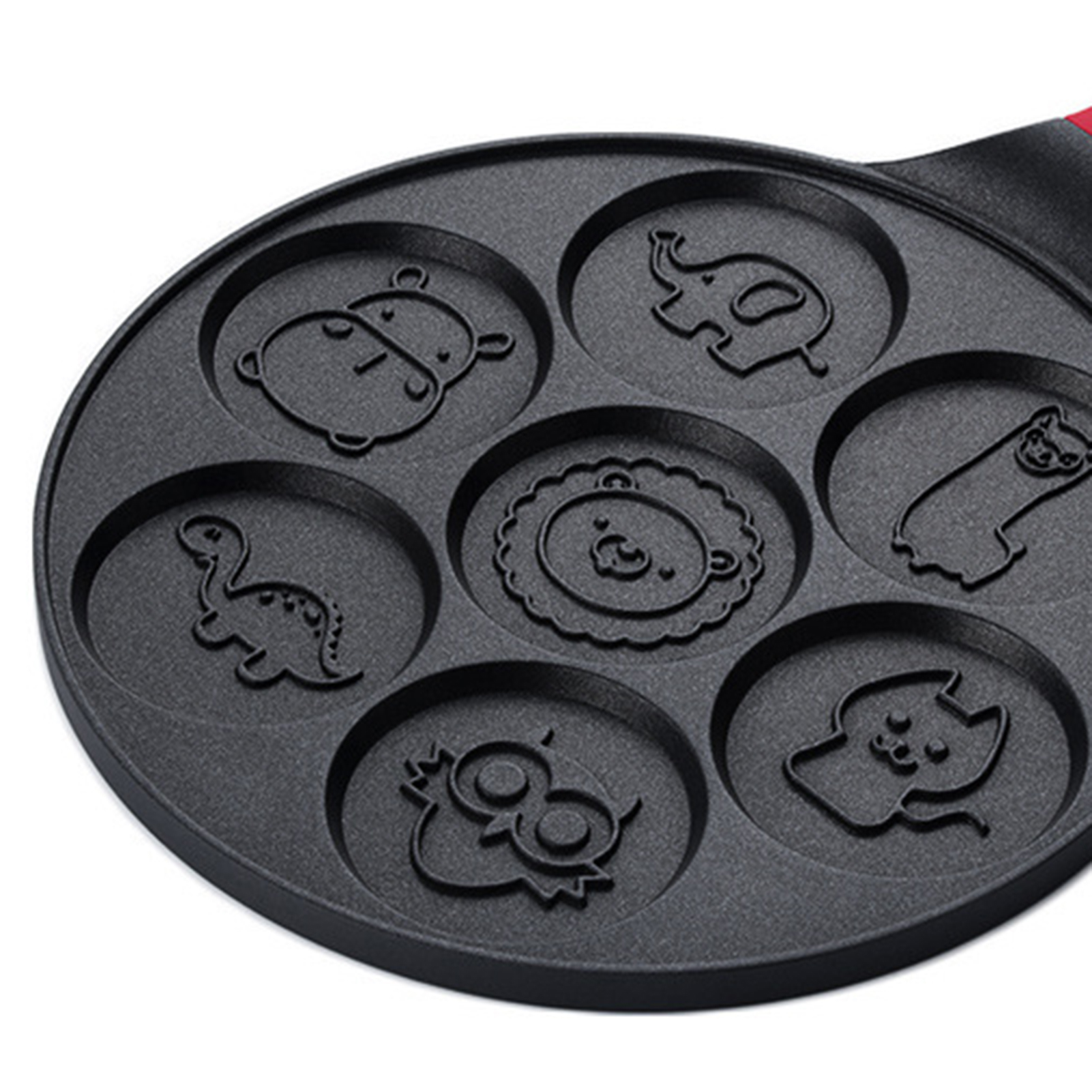 Wheel Pancake Pan Cute Pattern Roller Pancake Pan Small Frying Pan. 