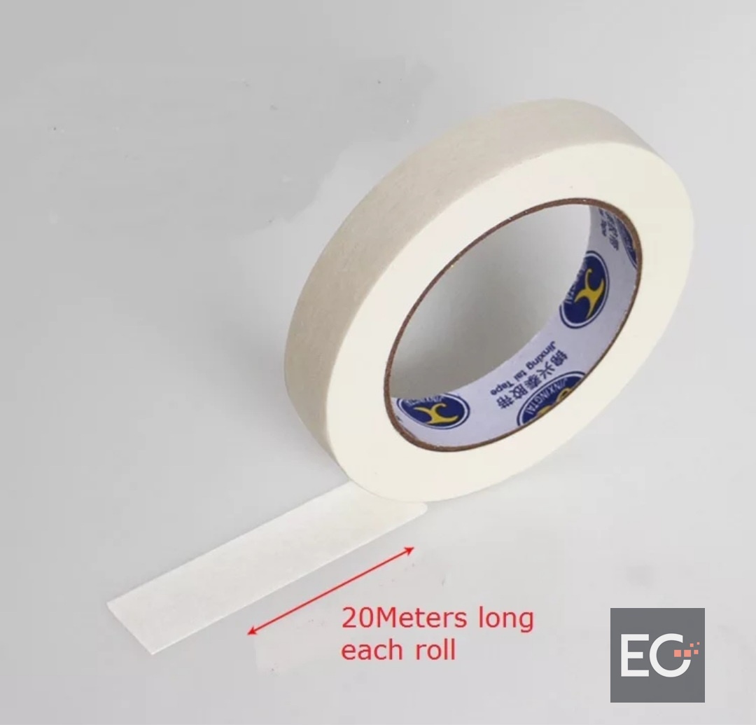 Masking Tape 1 inch 20 yards for Painting & Decorating. 