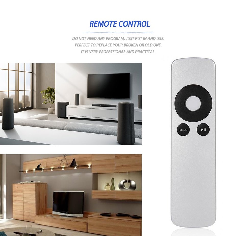 Universal A1294 Remote Control For Apple TV For IPhone For Mac Music System. 