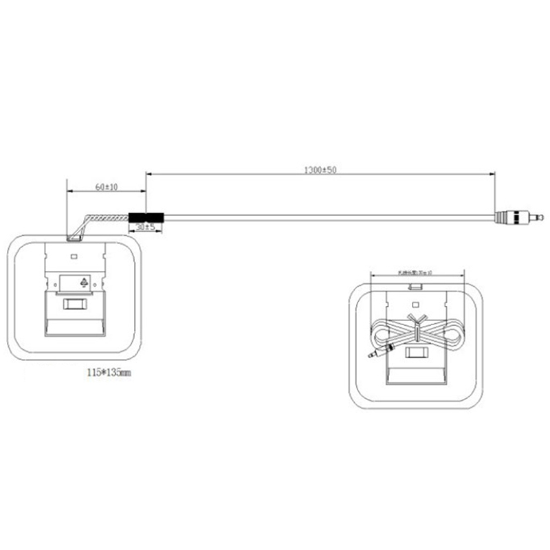 Mini Universal FM/AM Loop Antenna for Sony Sharp Chaine Stereo AV Receiver. 