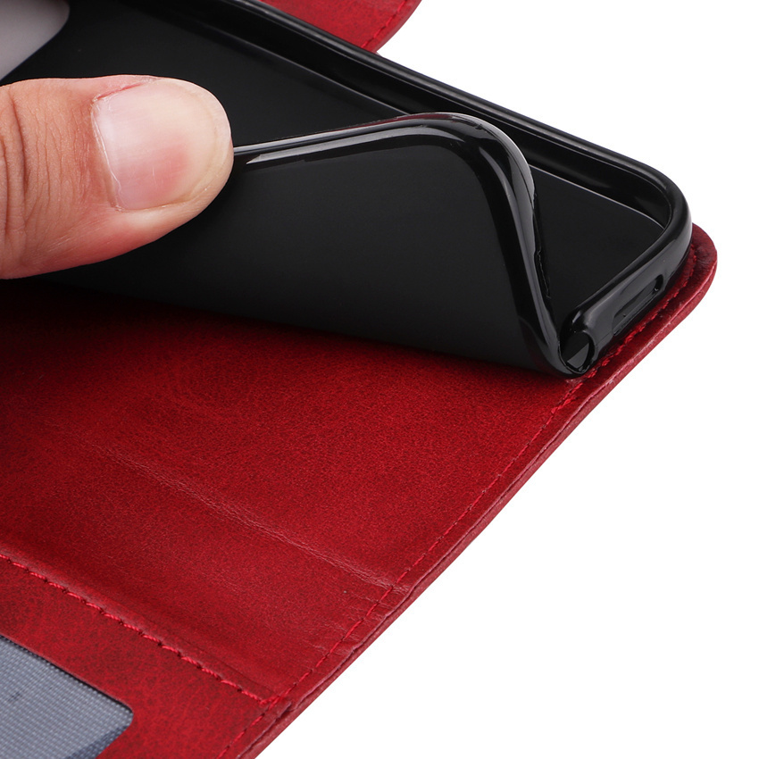 Flip Leather Case For Oppo A12 A12S A15 A15S A16 A16E A16K A17 A17K Card Wallet Phone Zipper Solid Color Embossing Housing Stand. 