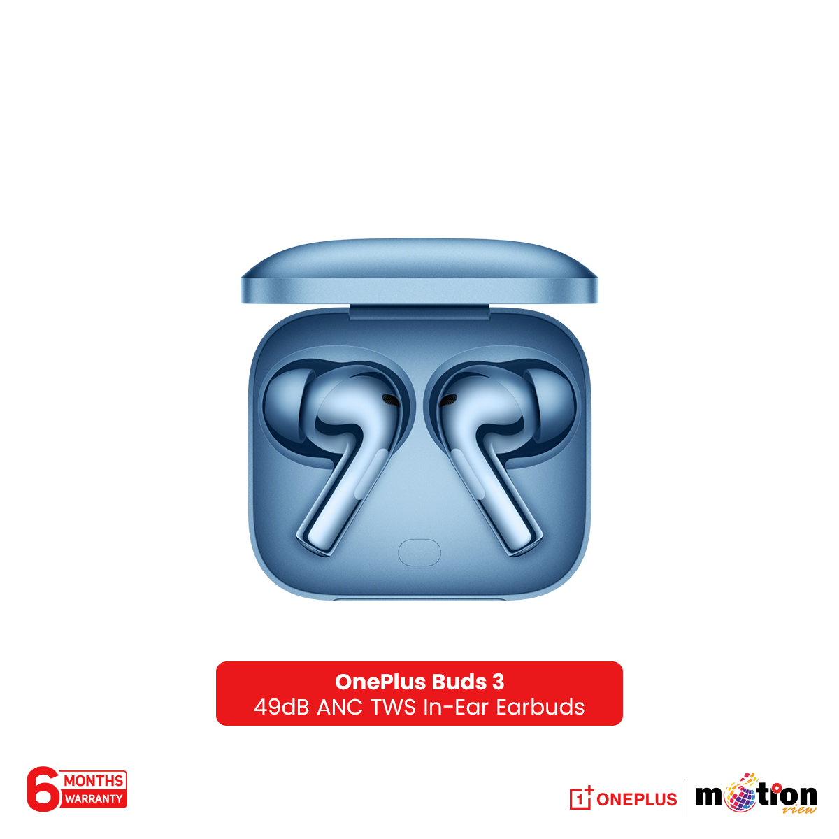 OnePlus Buds 3 Upto 49dB Noise Cancellation in Ear TWS Bluetooth Earbuds. 