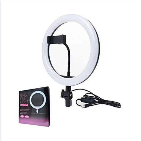 10'' Ring Light Photo Studio Camera, Video Light Lamp By Gadget Wholesale Market
