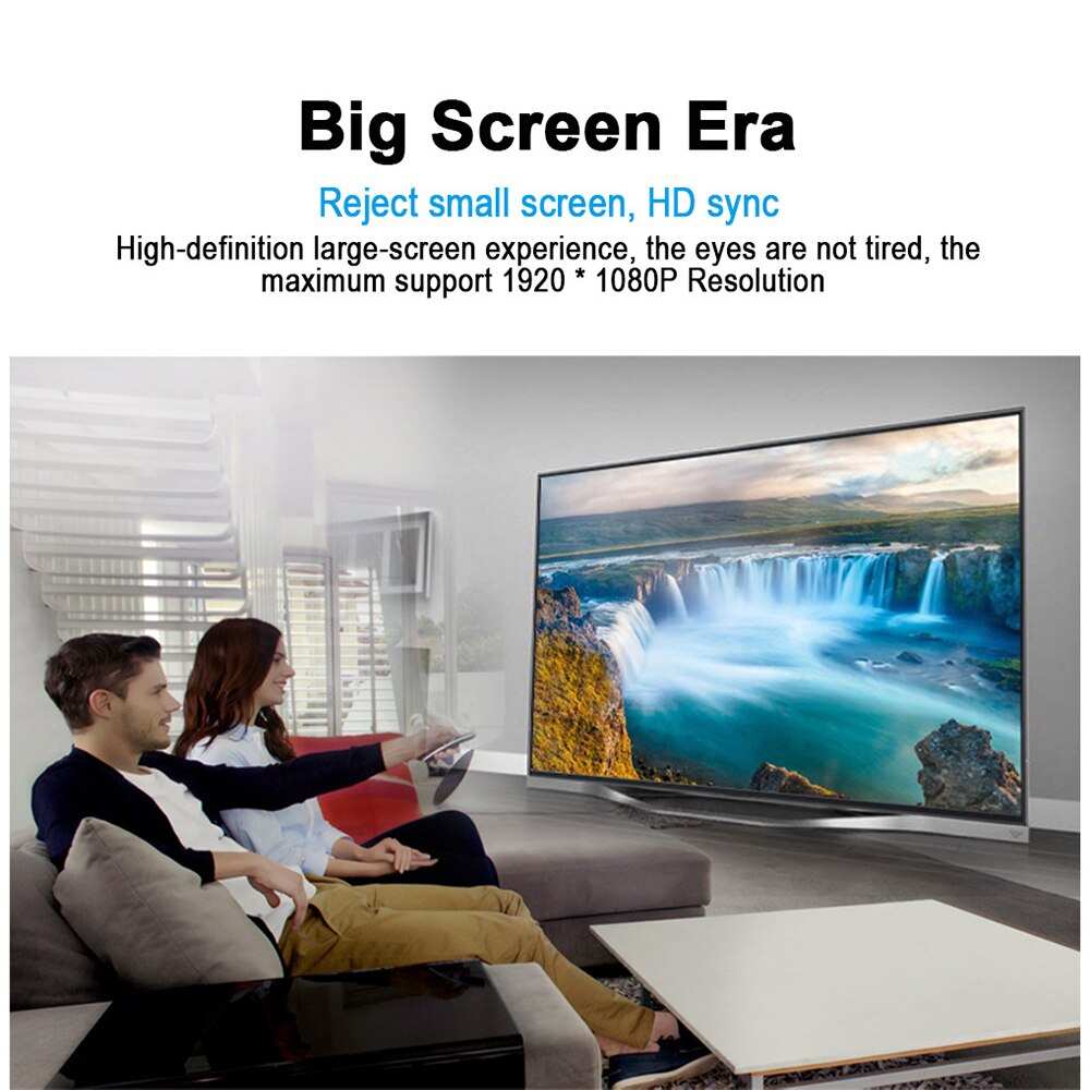 Wireless Display Dongle HDMI-compatible Adapter TV Stick Wifi Miracast Dongle Receiver Support Android Windows IOS. 