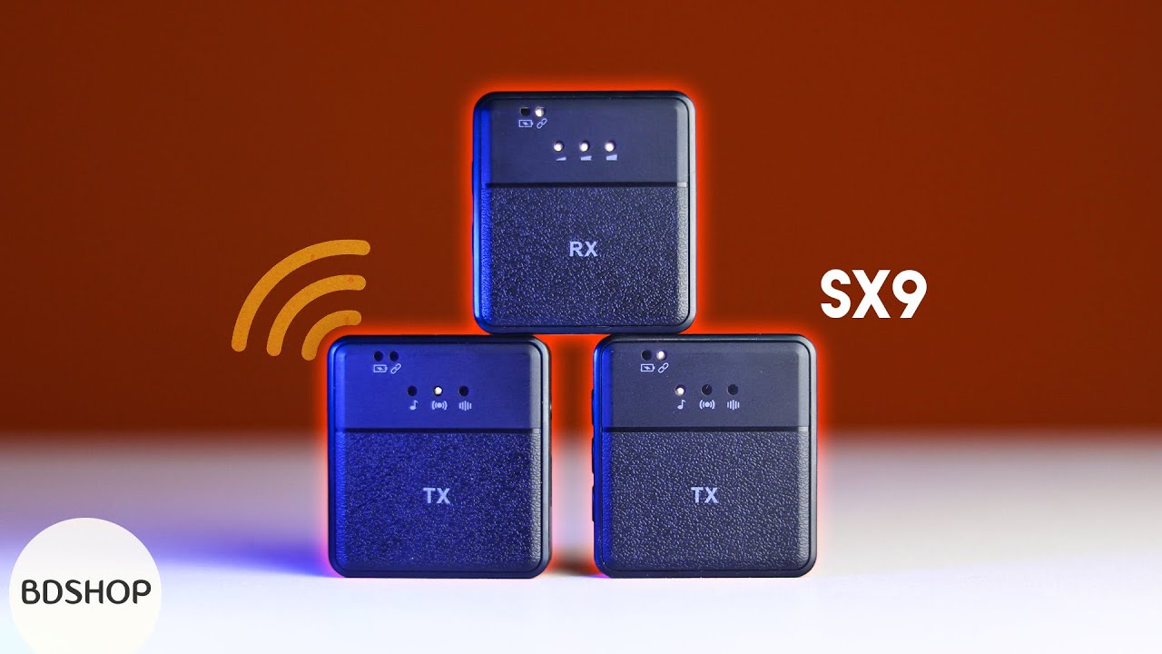 SX9 Dual Wireless Microphone For Type C & 3.5 Interface - Black | Daraz ...
