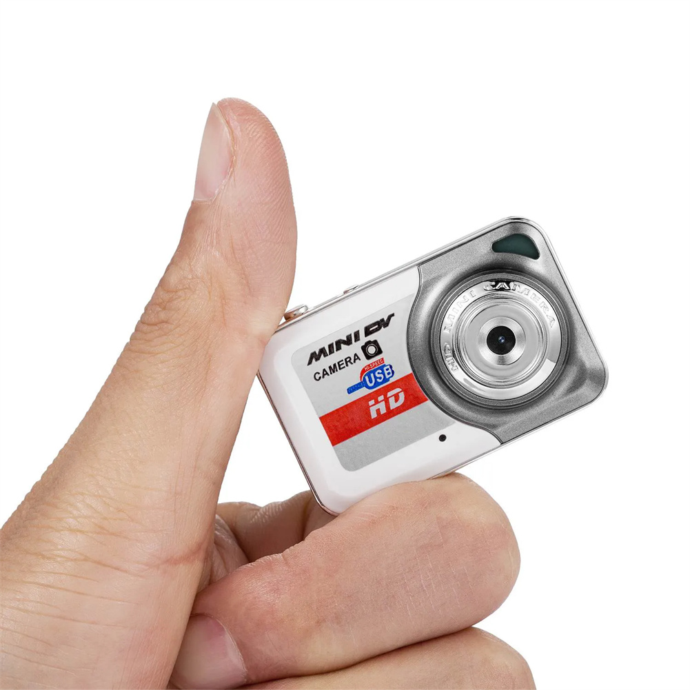 X6 Digital HD Camera Mini Thumb Camera With Keychain Mic Support TF Card DV Cam For Teens Students Kids. 