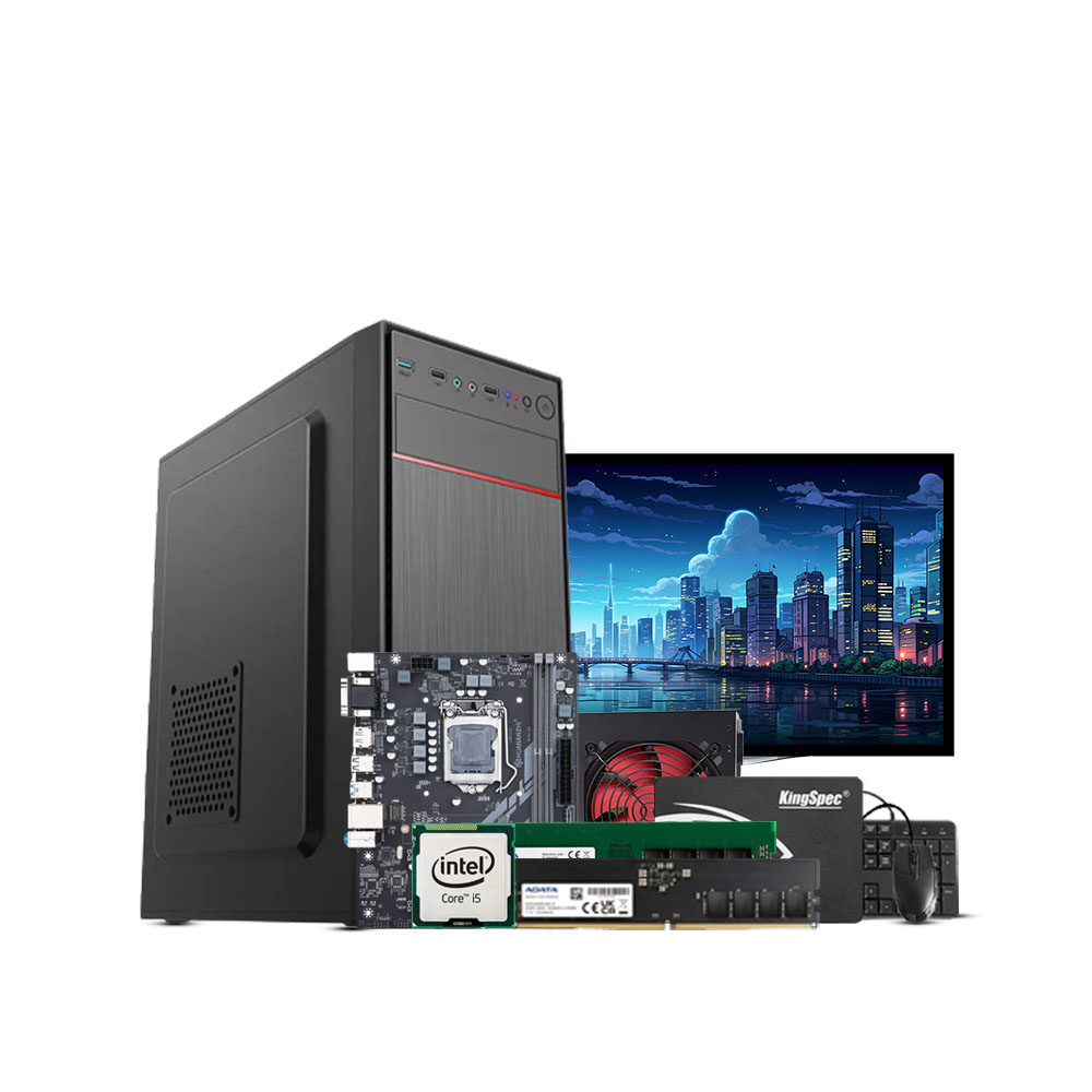 Intel Core i5 1st Gen. (RAM 8GB DDR3) (SSD 128GB or HDD 500GB) (19" LED MONITOR) Windows 10 Full Desktop Computer. 