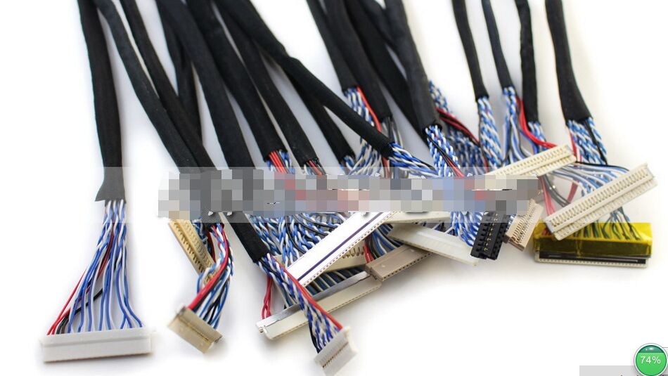 18pcs/set Most Used Universal LVDS Cable for LCD Panel Support 14-26 inch Screen Package Sale NEW. 