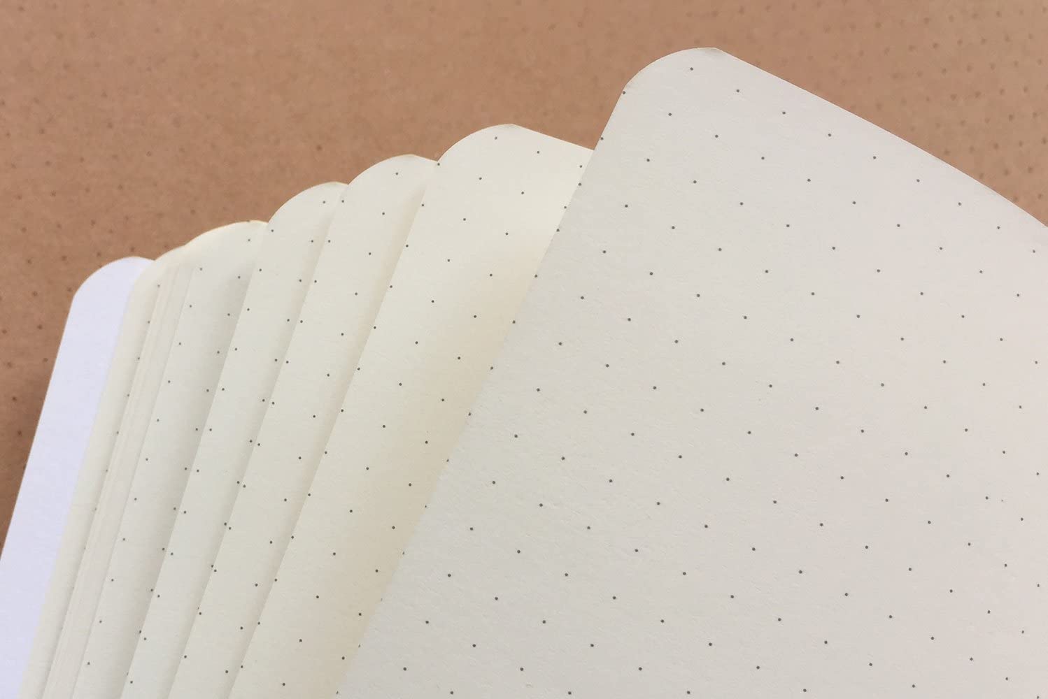 Papertree Doted Note Book & Grid Note Book A5 size Brown cover. 