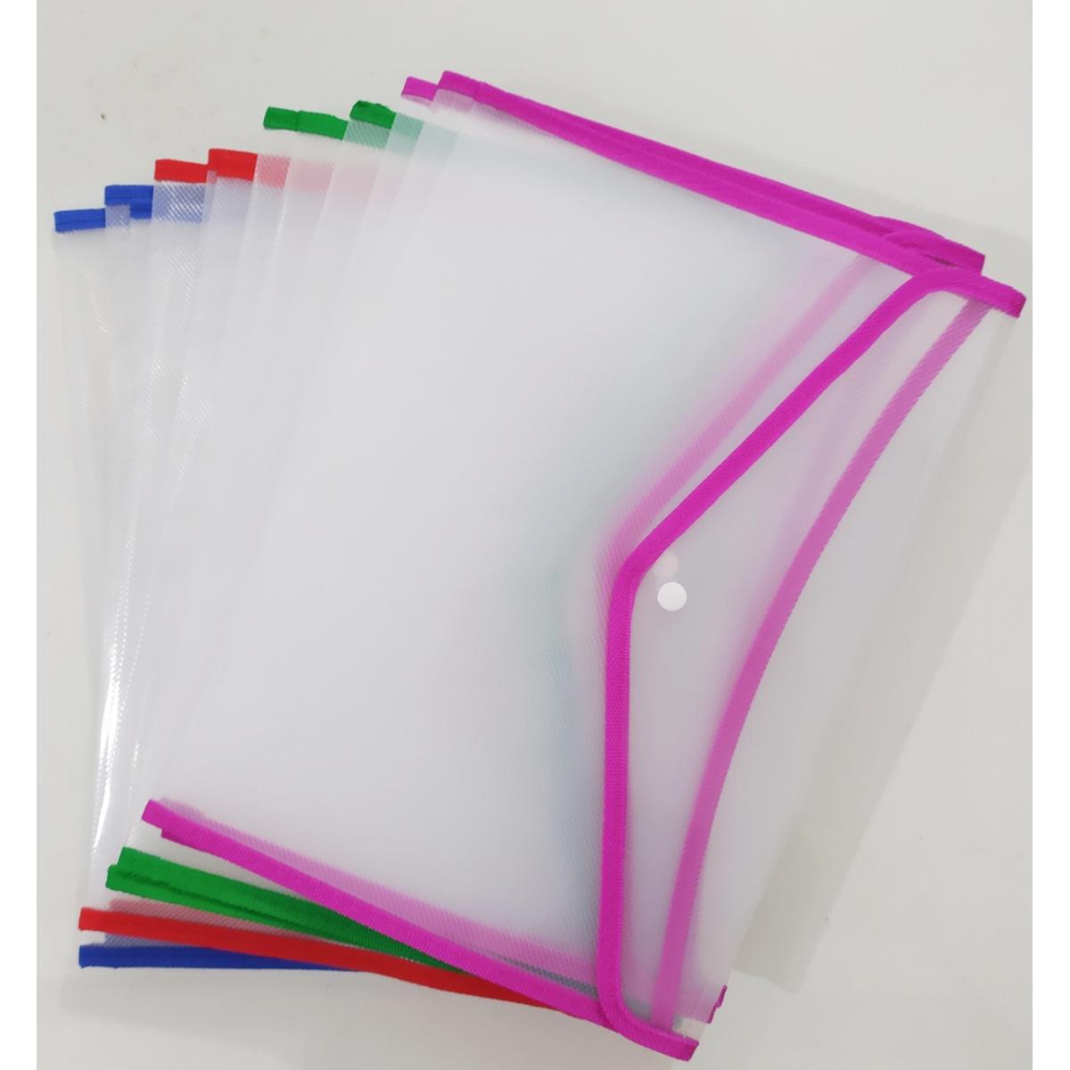 Liner File / Button File / Clear File / Documents Carrier File / Office & School File. (12 Pieces). 