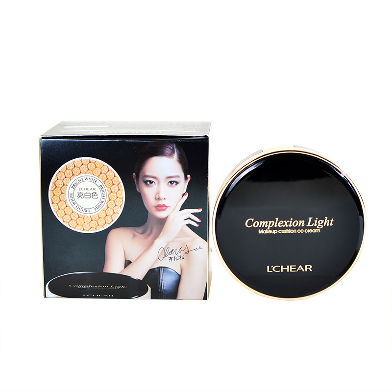 Cross-border Makeup Reckie Cushion CC Cream with Refillable Barrier Hydrating Moisturizing Concealing Spot Setting BB Cream. 
