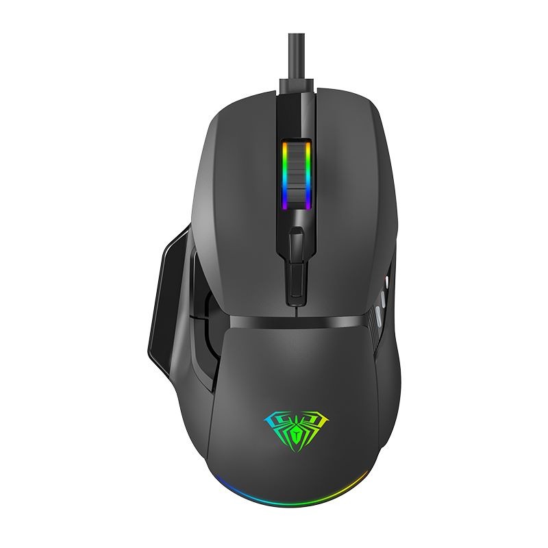 Aula F815 12800DPI Rainbow 7-Button Macro Optical Gaming Mouse
