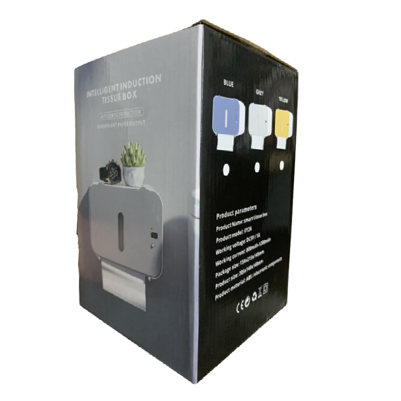 Wall Mounted Automatic Tissue Box Induction Toilet Paper Holder Tissue Case Rack Automatic Tissue Box. 