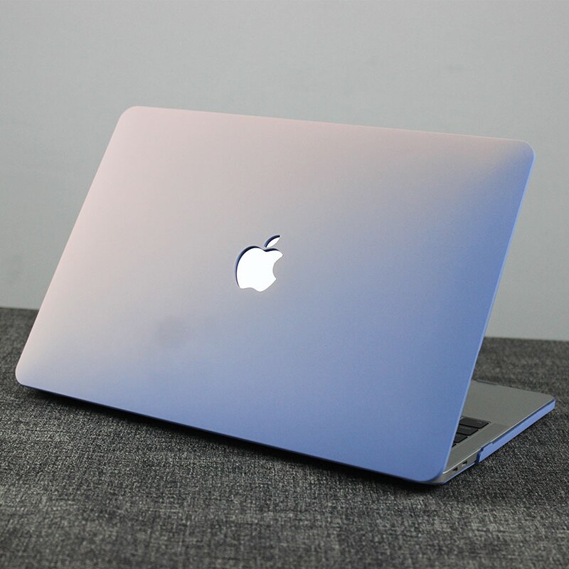 【VisioN Shop】Cream Gradient Case For APPle MacBook Air Retina 11 12 15 16 inch for A1706 A2159 A2179 Pro13 A2251 A2289. 