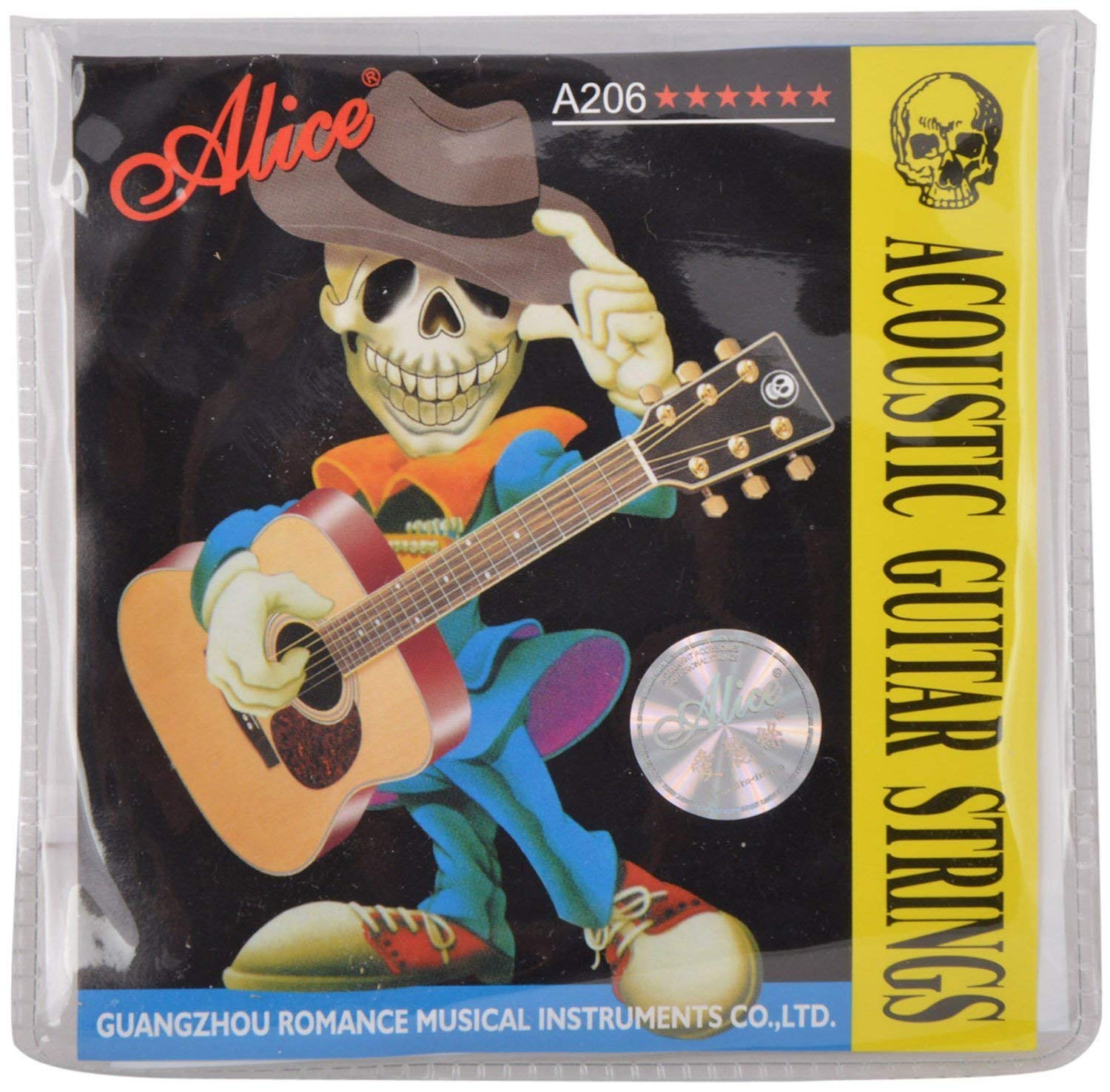 Alice Bronze Acoustic Guitar Strings,Capo,Plectrums Pick,Thumb Picks (BEST COMBO). 