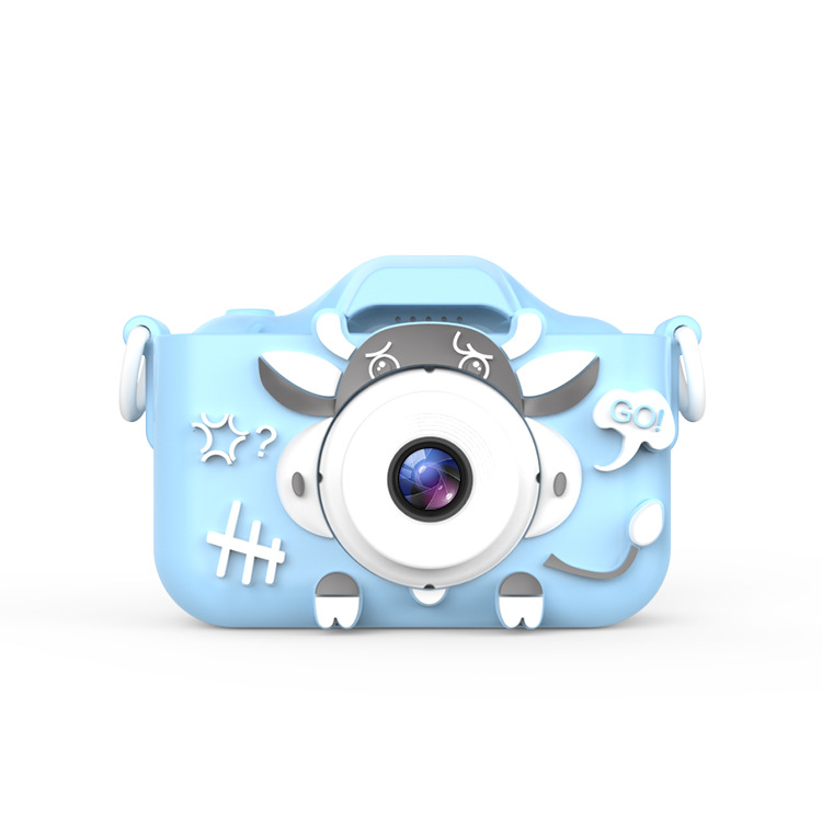 Cross-border children's camera Niuniu children's digital camera head 2000W dual camera cartoon toy camera manufacturer