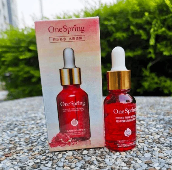 One Spring Red Pomegranate Nourishing Moisturizing Essence Serum-15 ml One Spring Red Pomegranate Nourishing Moisturizing Essence Serum-15 ml. 