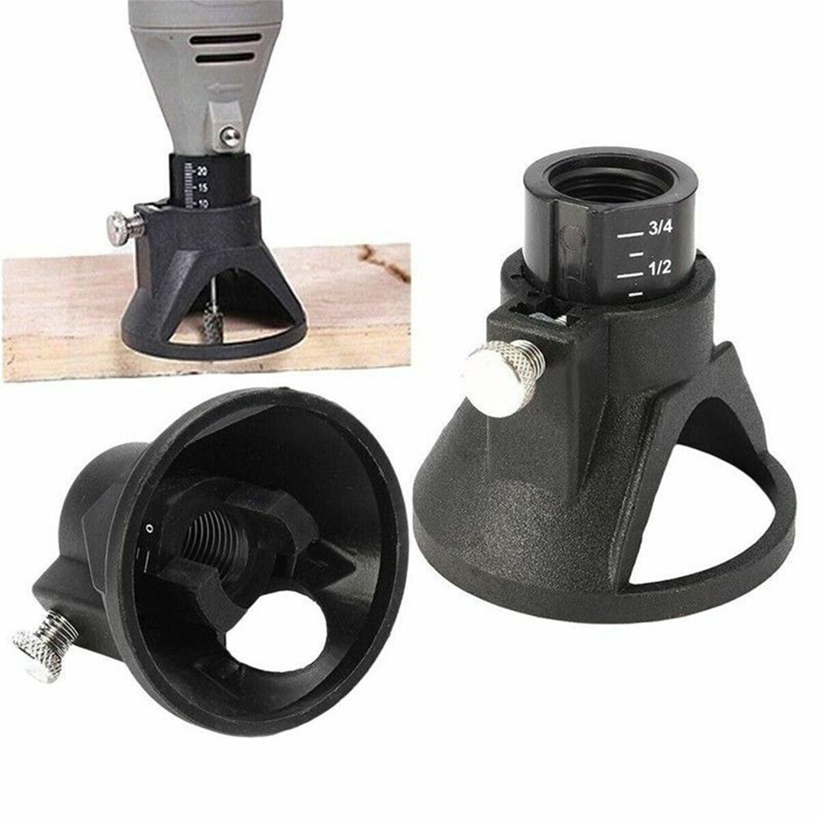GC 29 PCs Rotary Multi Tool Cutting Guide HSS Router Drill Bits Attachment Multi-Material Cutting Kits Wood Engraving Router Bit Durable Rotary Tools Accessories For DIY Woodworking. 