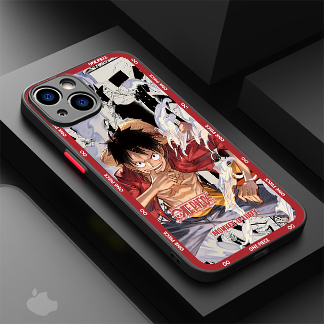 Cover Luxury Anime One Pieces Luffy Zoro Case for iPhone 13 Mini XR XS 12 15 Pro Max 7 8 SE 11 Pro XS MAX 14 Plus Clear Funda