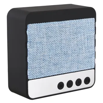 small blue bluetooth speaker