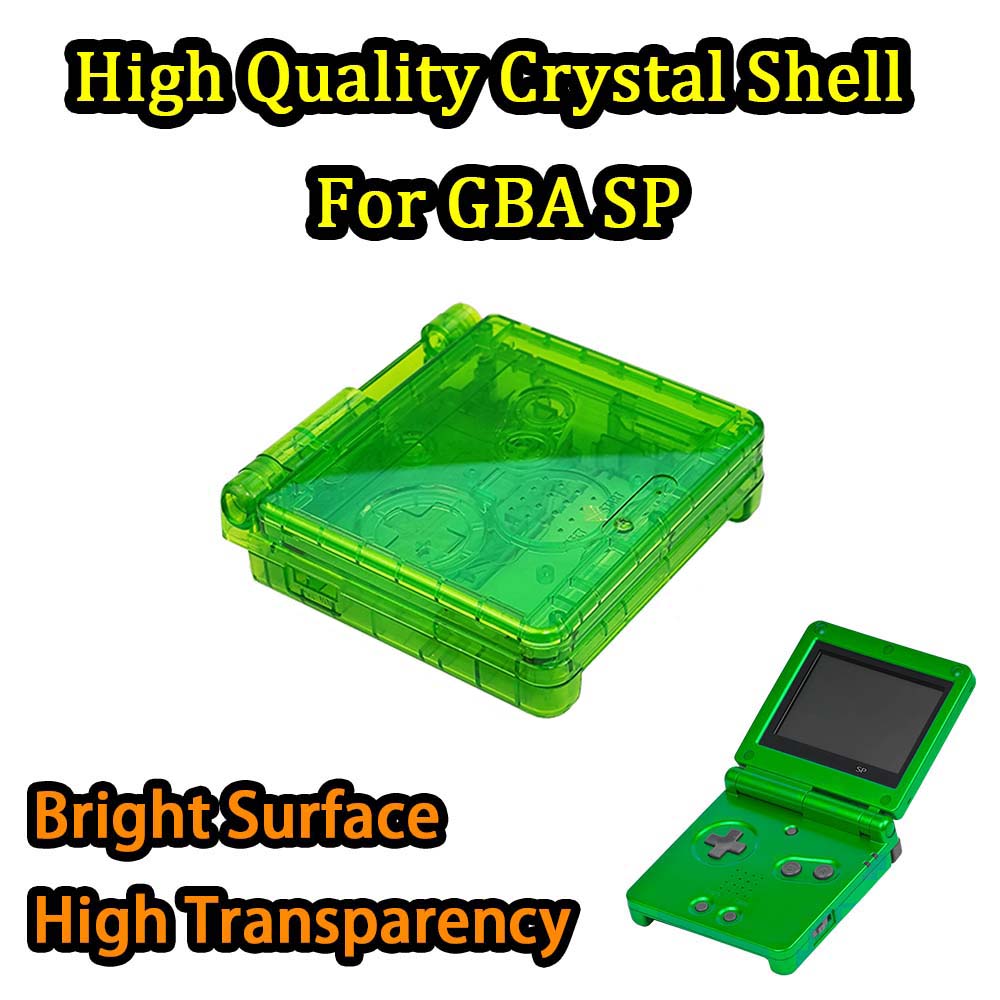 New Pre-Laminated Highlight Display IPS V4 LCD Screen Kits With Dedicated High Clear Housing Shell Set For GBA SP V4 IPS LCD. 
