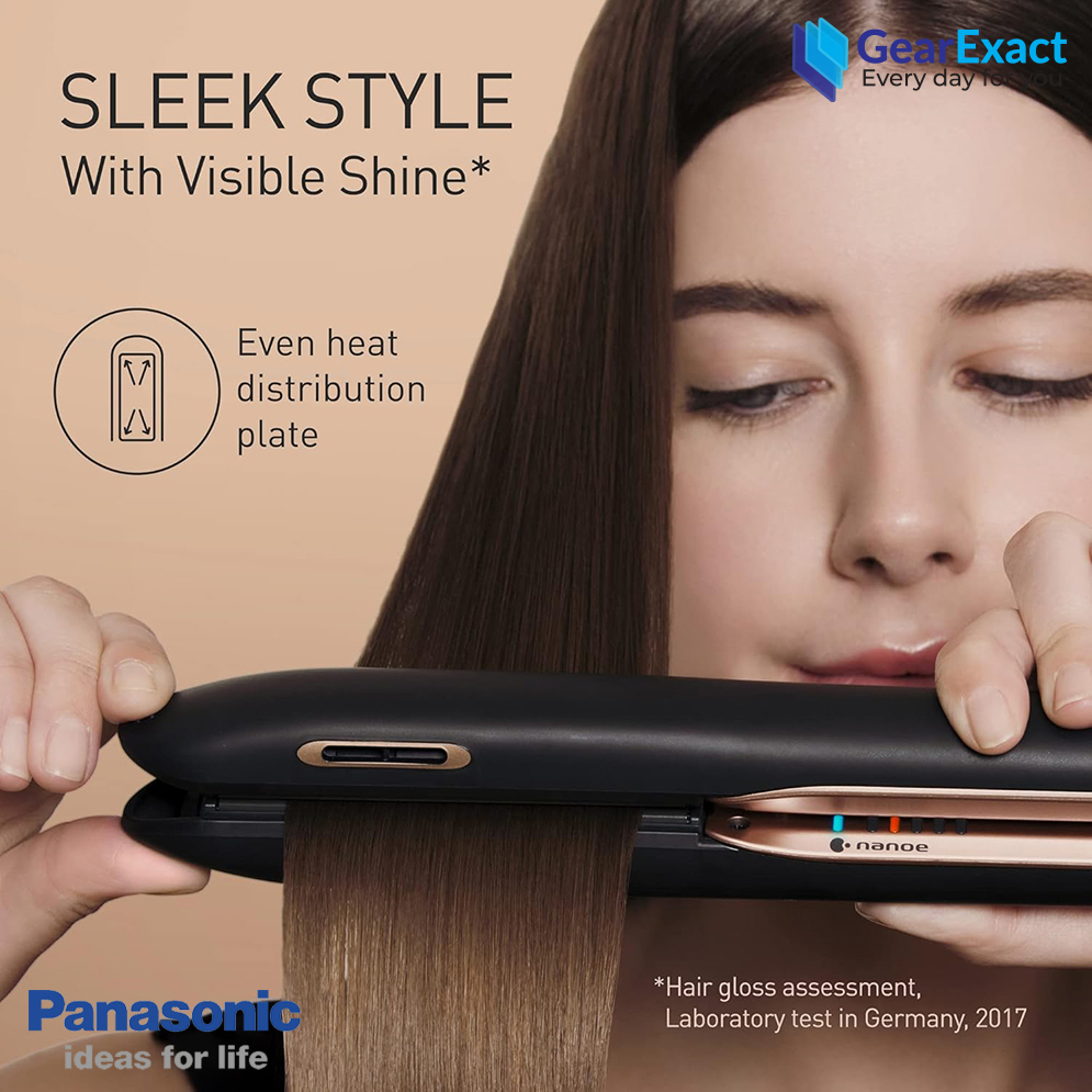 Panasonic EH-HS99 Nanoe Hair Straightener for Women. 