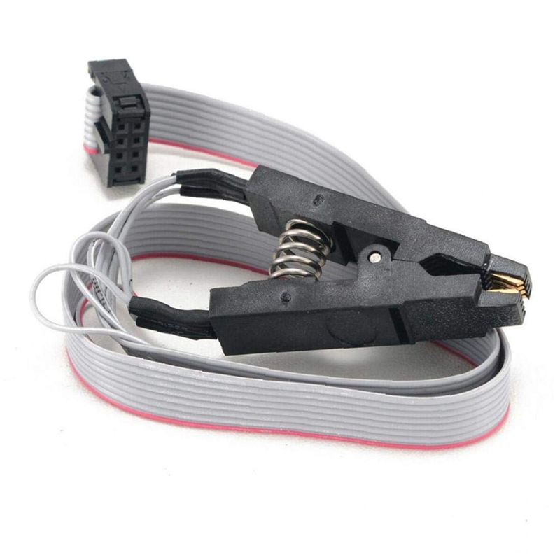 CH341A BIOS USB Programmer SOP8 DIP8 1.8V Conversion Socket 8-Pin Test Clip Set for IPhone or Motherboard. 