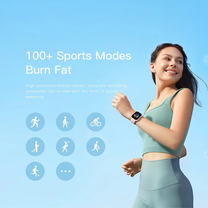 For Android IOS Universal 1.83 Inch Bluetooth Call Smartwatch Men Support 120 Sport 2023 New Women Rotary Keys Smart Watch +Box. 