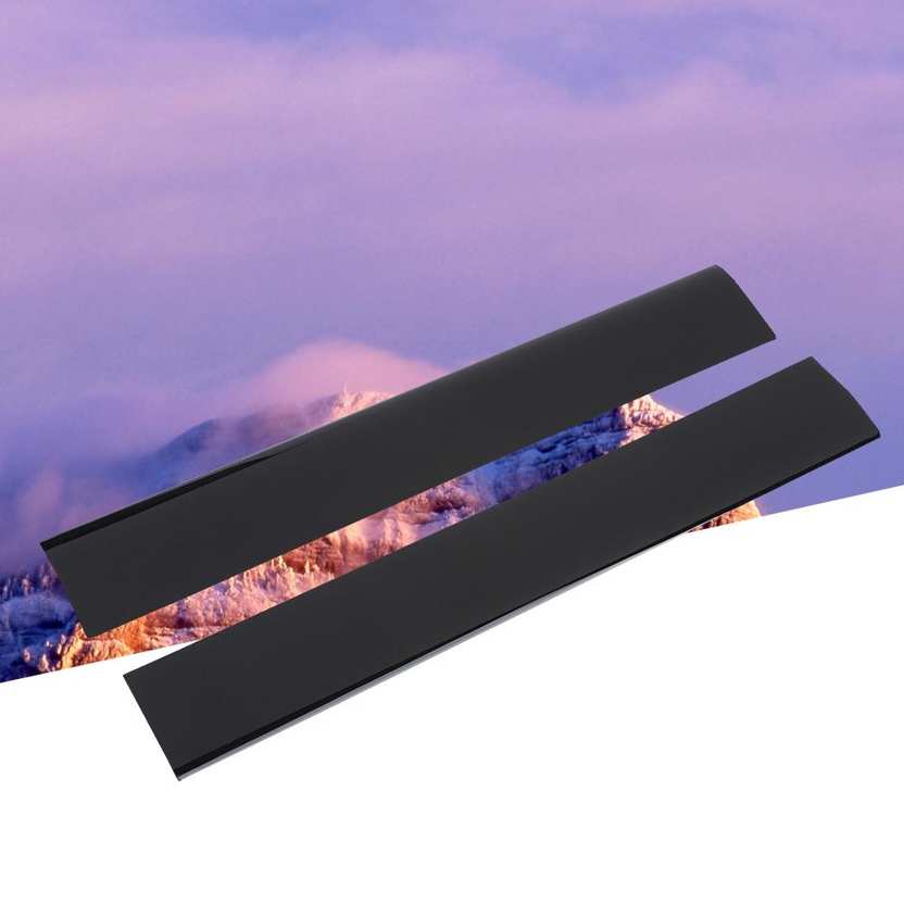 Left & Right Faceplate Cover for PS3 Slim Black Replacement Case Console. 