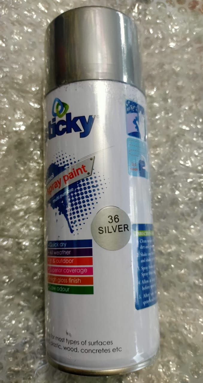 best silver spray paint for plastic