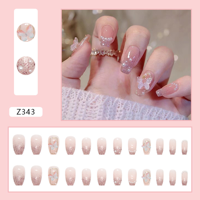 【3C VictoryEagle】Nail men with 24 pieces of nails in various designs. 