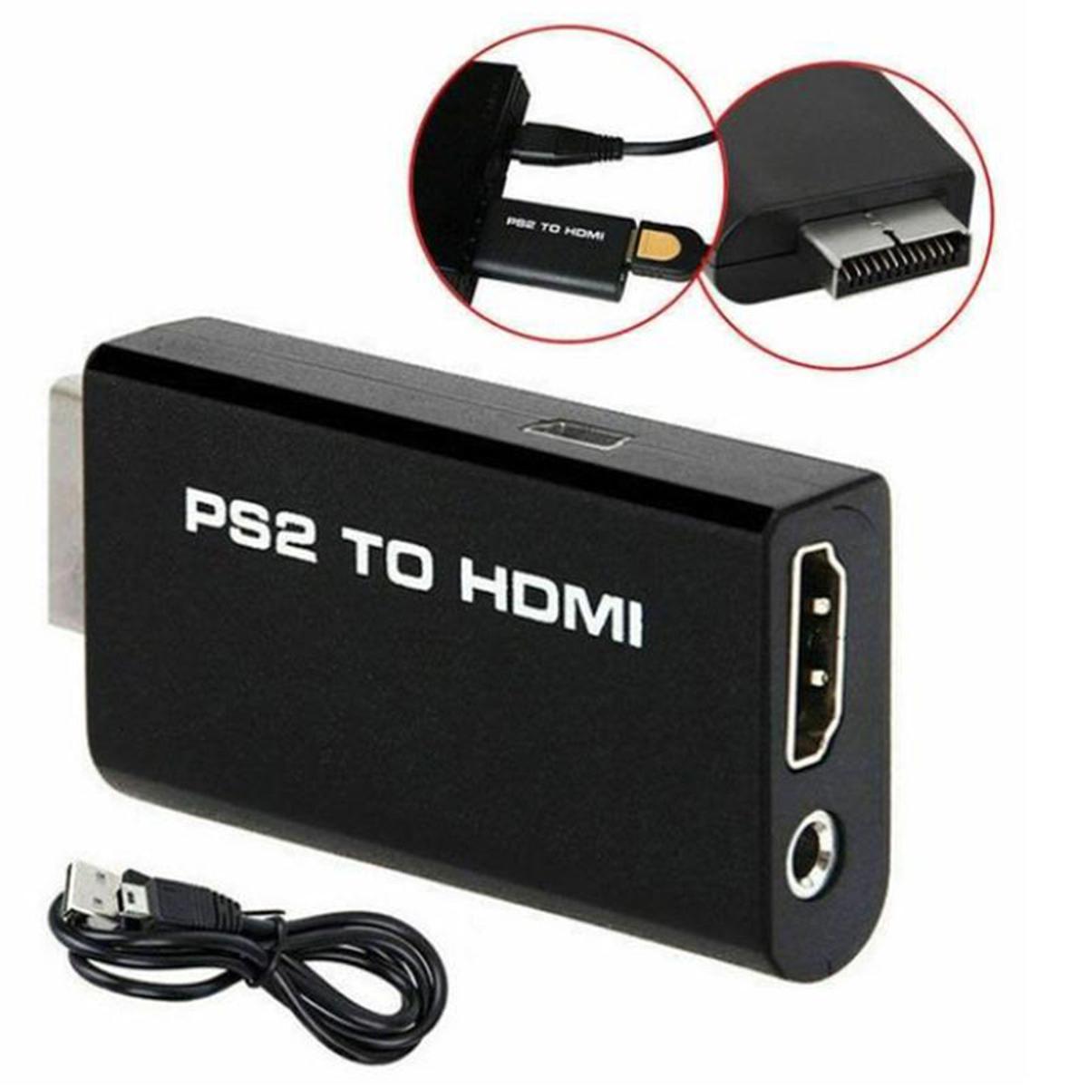 （New）P2 to HDMI Video Converter Adapter with 3.5mm Audio Output for HDTV Monitor U