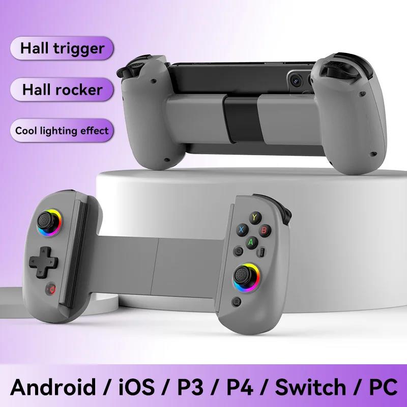 PS3 PSd iOS 2 for gamepad Blue Turbine/6-axis D8 telescopic game controller with gyroscope/vibration teeth compatible with 5.Androi4 Switch PC. 