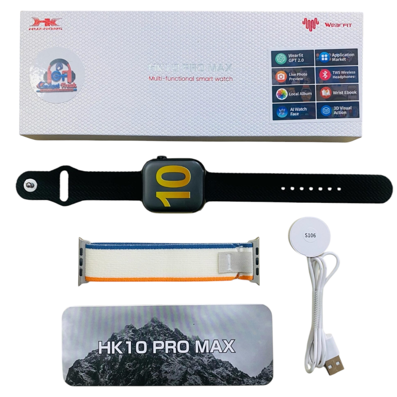 Hk10 Pro Max Amoled Smart Watch. 