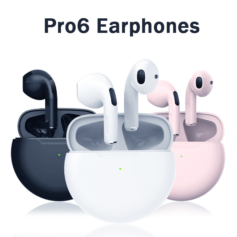 Air Pro 6 TWS Original High Quality Wireless Bluetooth Binaural Stereo Gaming Music Sport Earbuds for Apple IPhone Xiaomi Huawei. 