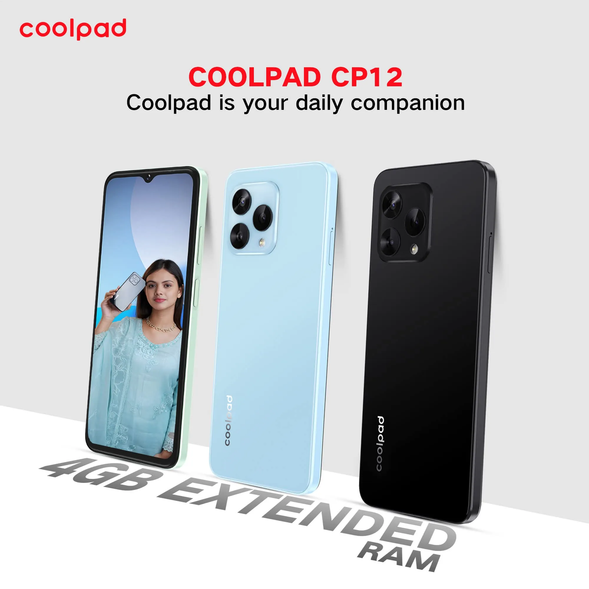 Coolpad CP12 Smartphone – 6.52” HD+ Display, 8GB RAM (4+4), 128GB ROM, Unisoc SC9863A, 13MP Camera, 4500mAh Battery