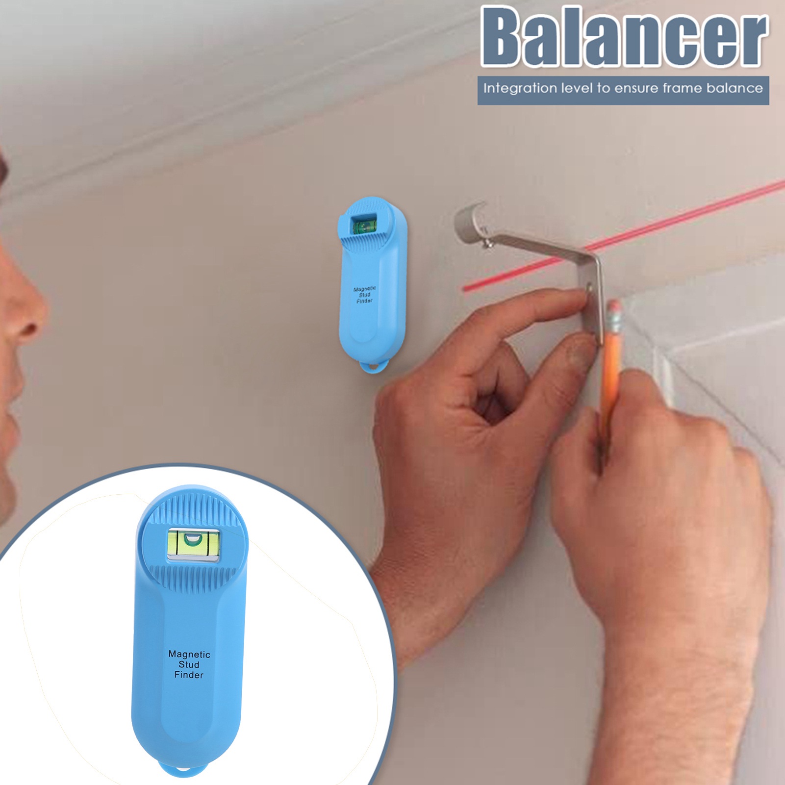 Magnetic Wall Stud Finder Magnetic Sensor for Screws ,Standard. 